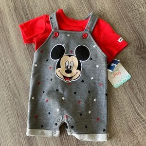Brand new Mickey Mouse overalls 🐭